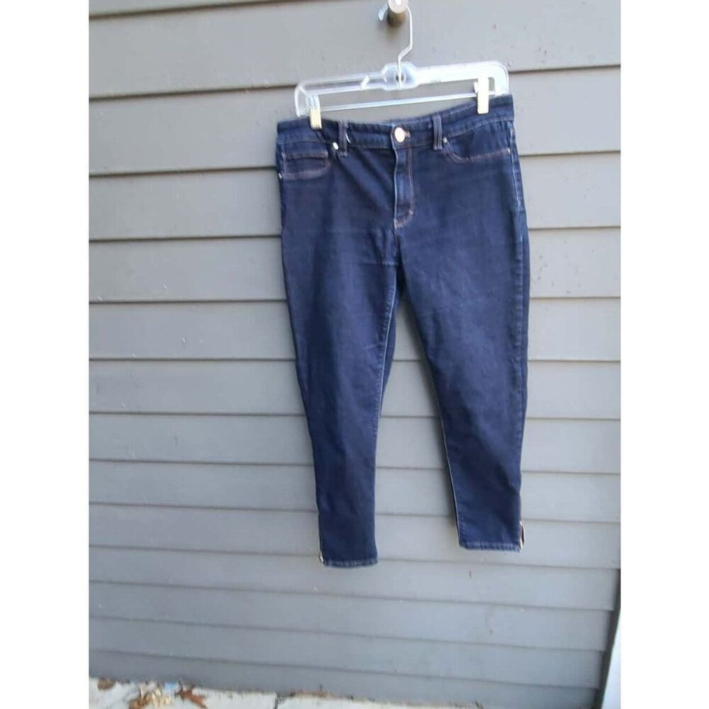 White House Black Market The Crop Jeans zippers on the bottom 8 - Picture 8 of 16